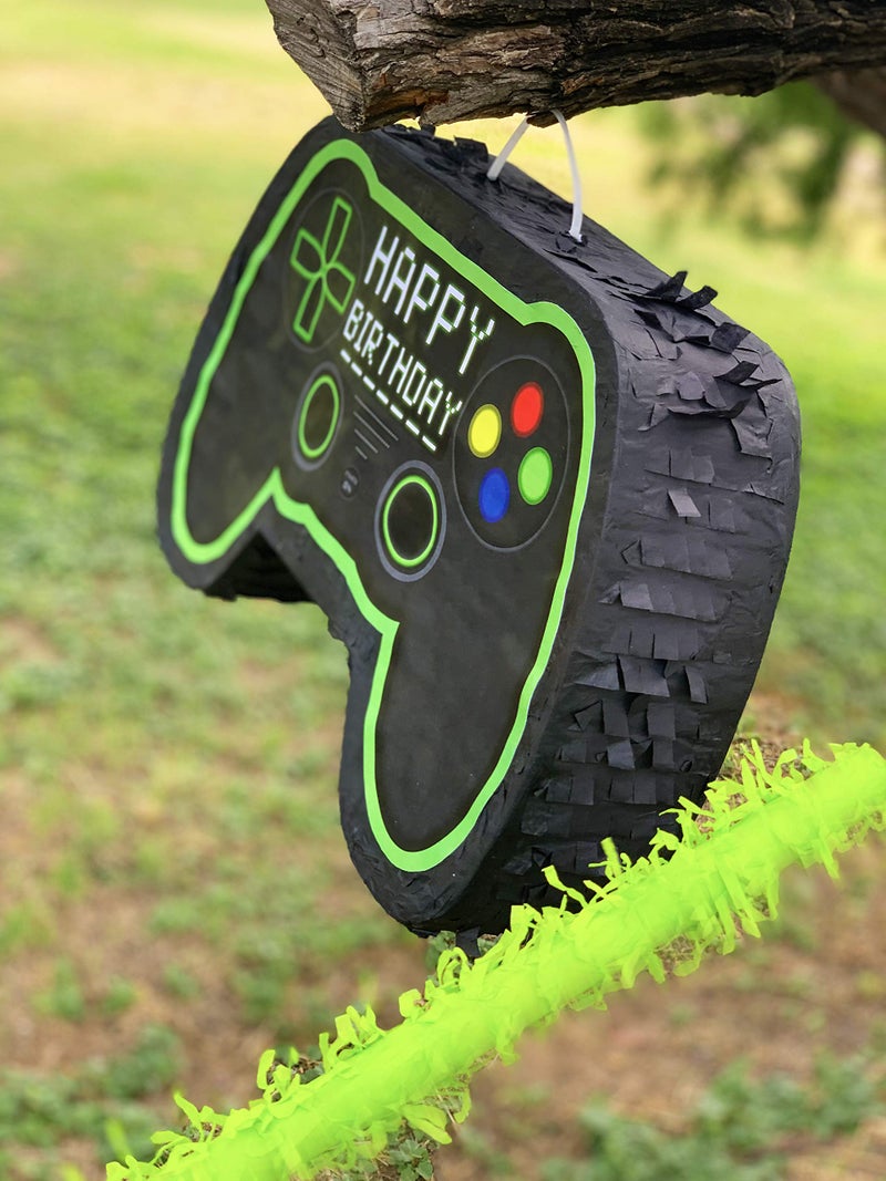 Jergrim Video Gaming Pinata Controller Set, Great for Gamer Birthday Decorations, Pinatas, Birthday for Boys, Level Up Party Supplies, fits Pinata Stuffers - Image 4